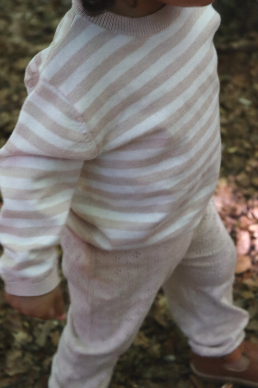 Little O'TAY Antonie Blouse Stripe Bluser Baby Rose/Off White