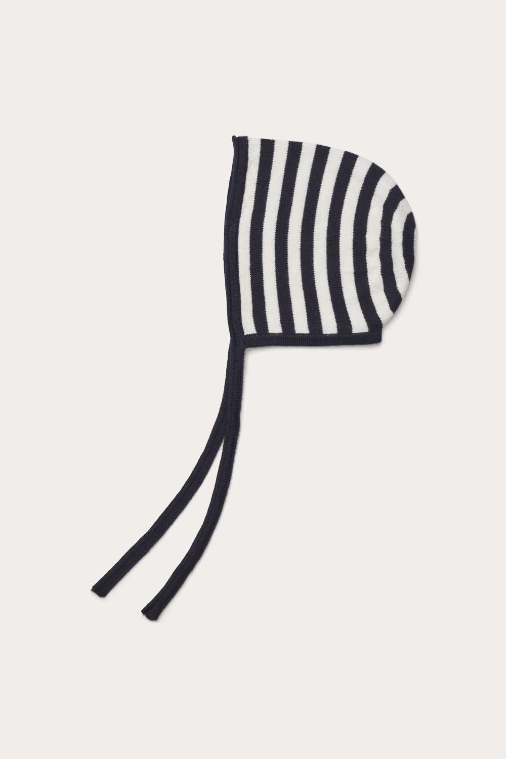 Little O&#39;TAY Arden Hat w/Tie Stripe Huer Navy/Off White
