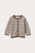 Little O'TAY Atlas Cardigan Stripe Cardigans Olive/Off White
