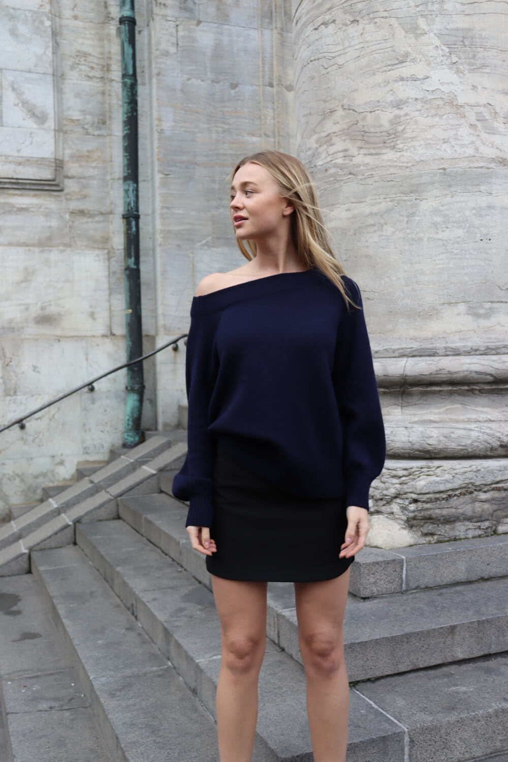 O&#39;TAY Aura Sweater Bluser Navy