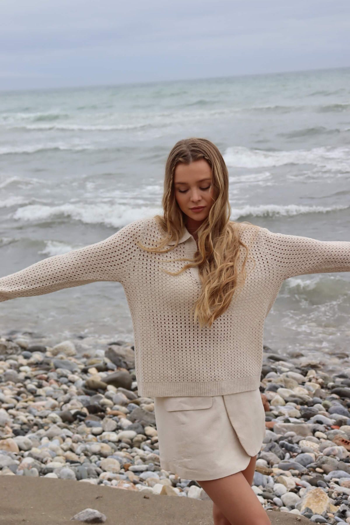 O&#39;TAY Beatrice Shirt Bluser Warm Beige