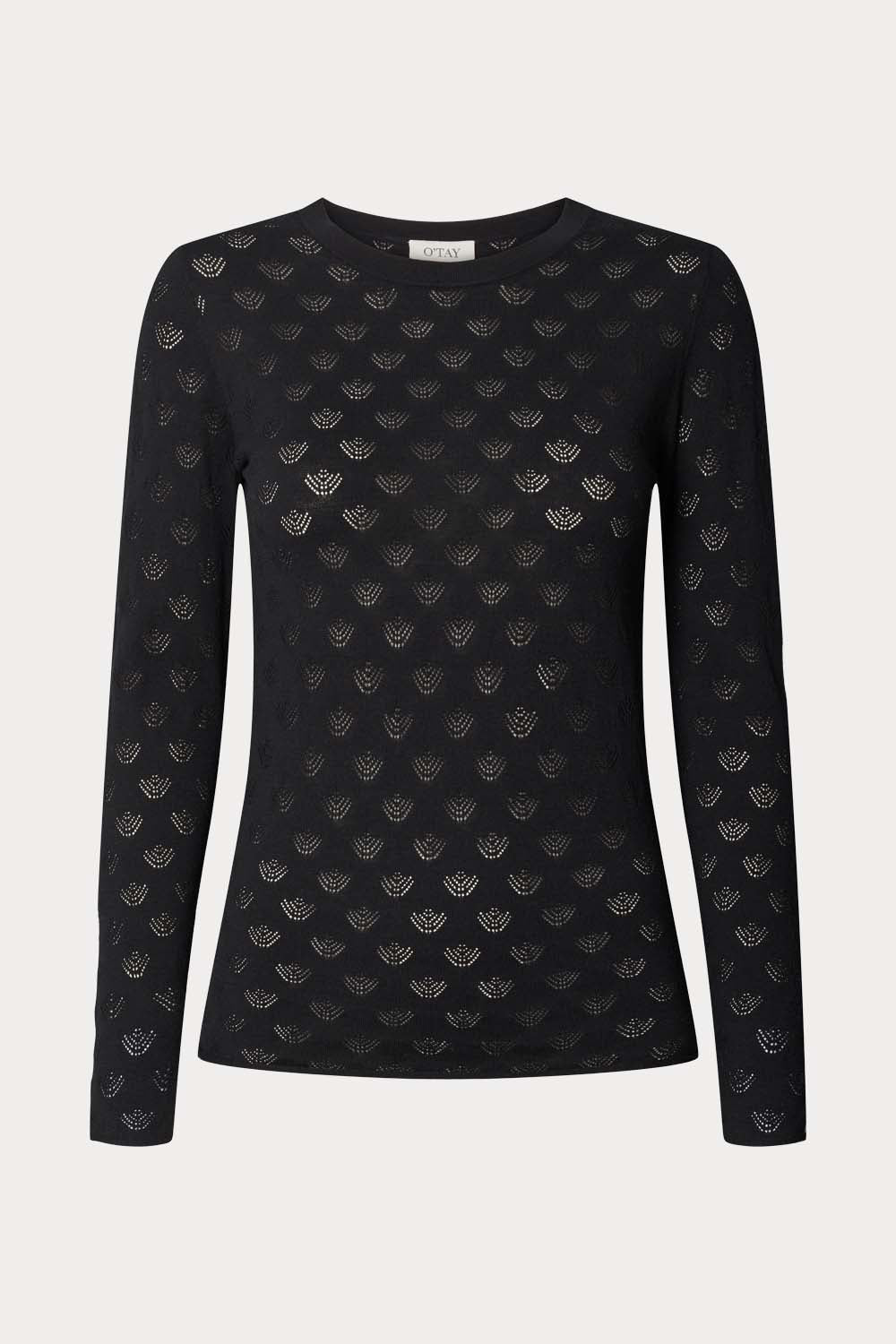 O'TAY Beckie Blouse Bluser Black