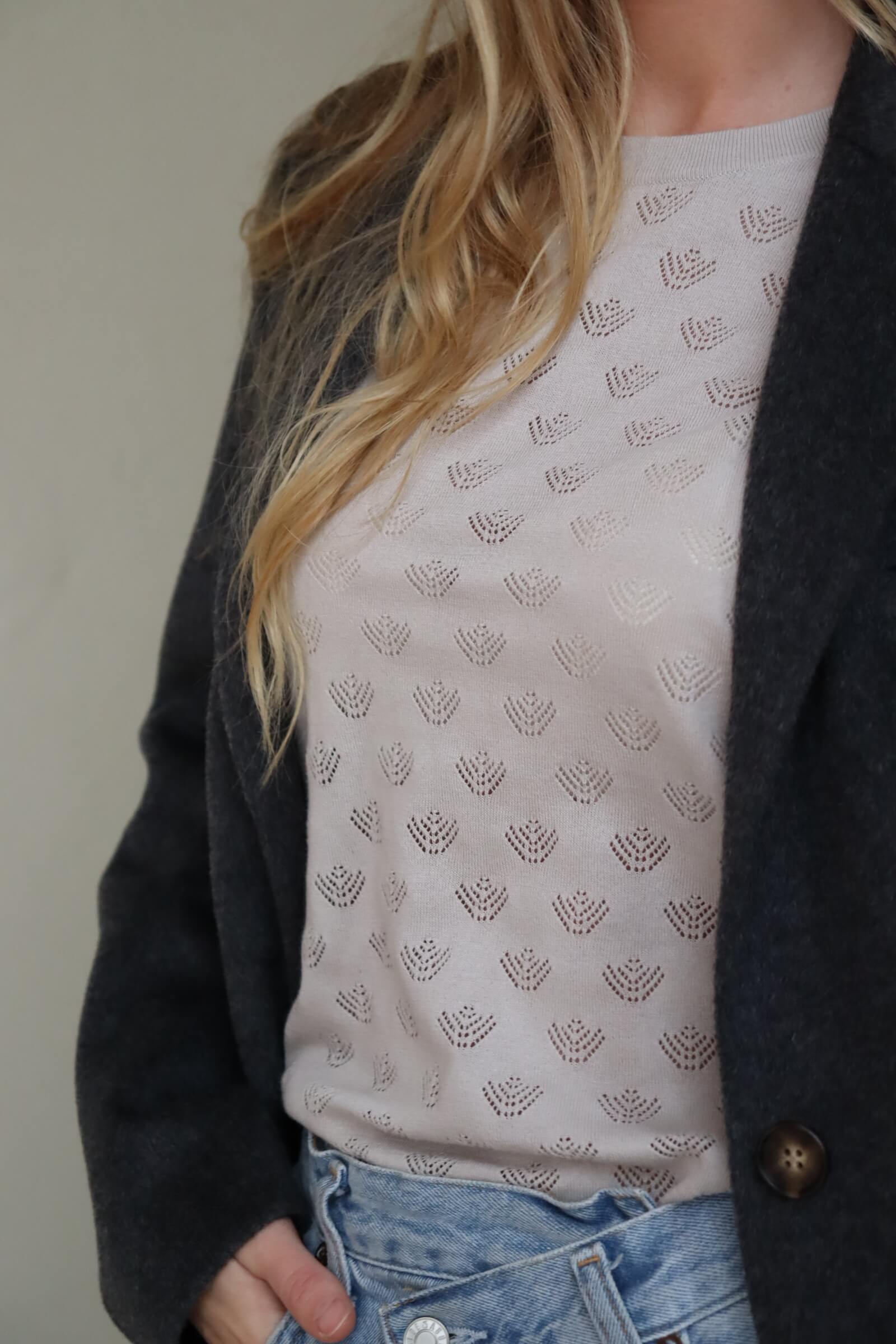 O'TAY Beckie Blouse Bluser Grey