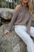 O'TAY Beline Sweater Bluser Light Smoke