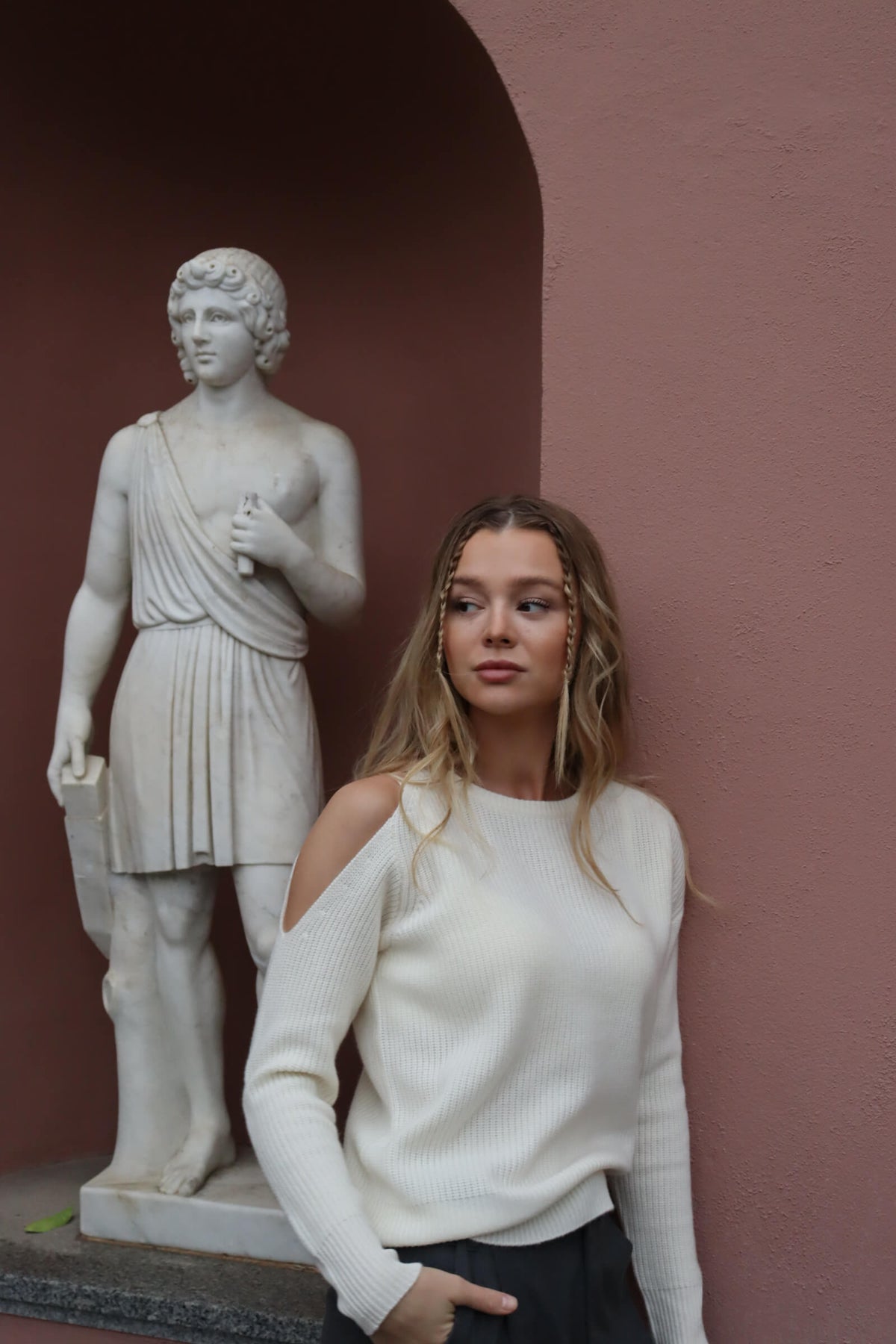O&#39;TAY Beline Sweater Bluser Off White