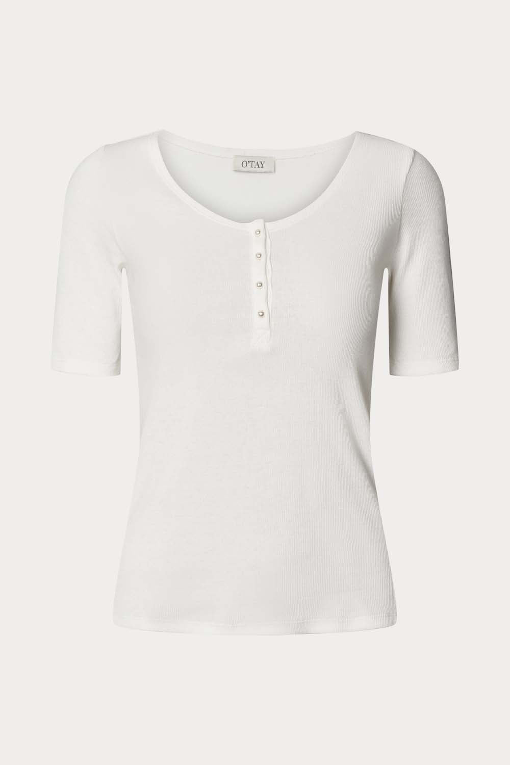 O'TAY Blair T-Shirt Bluser Off White
