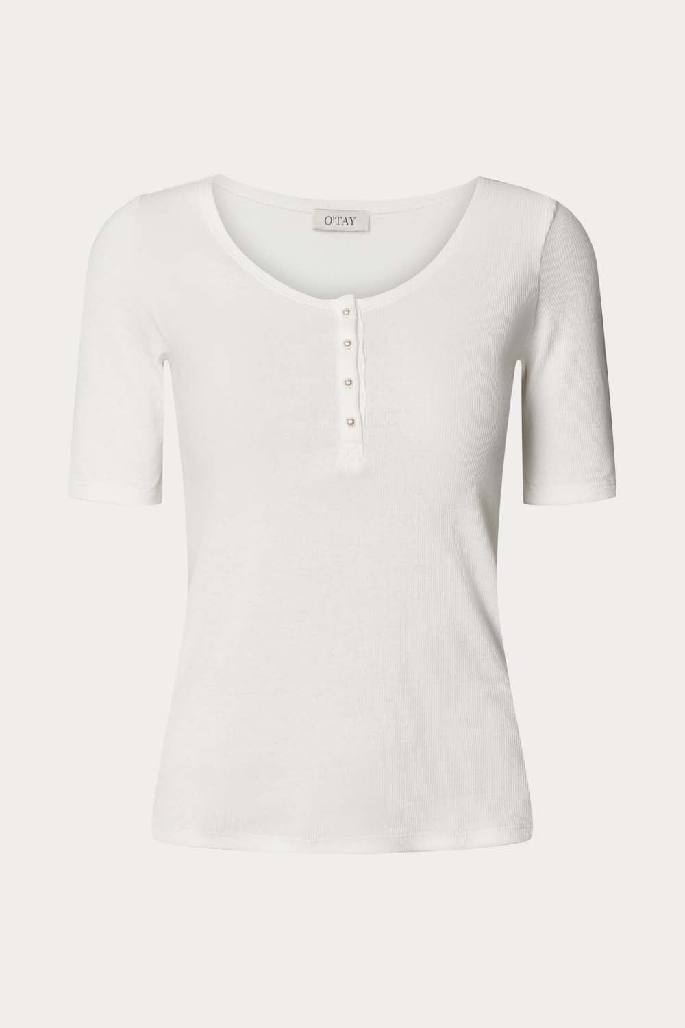 O&#39;TAY Blair T-Shirt Bluser Off White