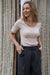 O'TAY Blair T-Shirt Bluser Rosy Oat