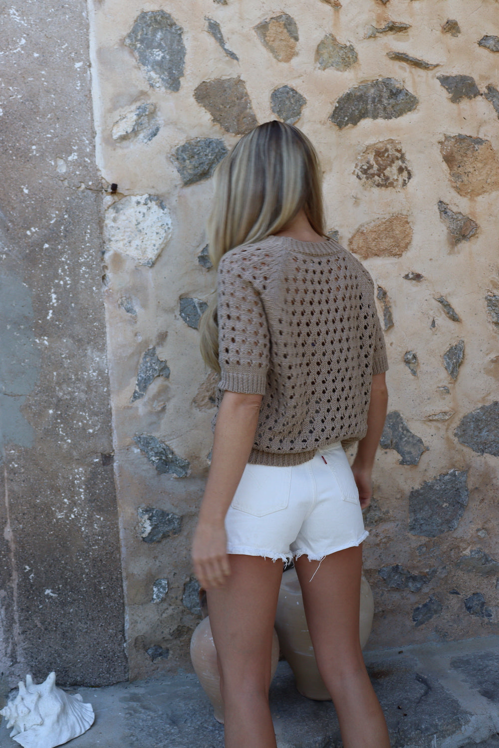 O&#39;TAY Caroline T-Shirt T-Shirts Taupe