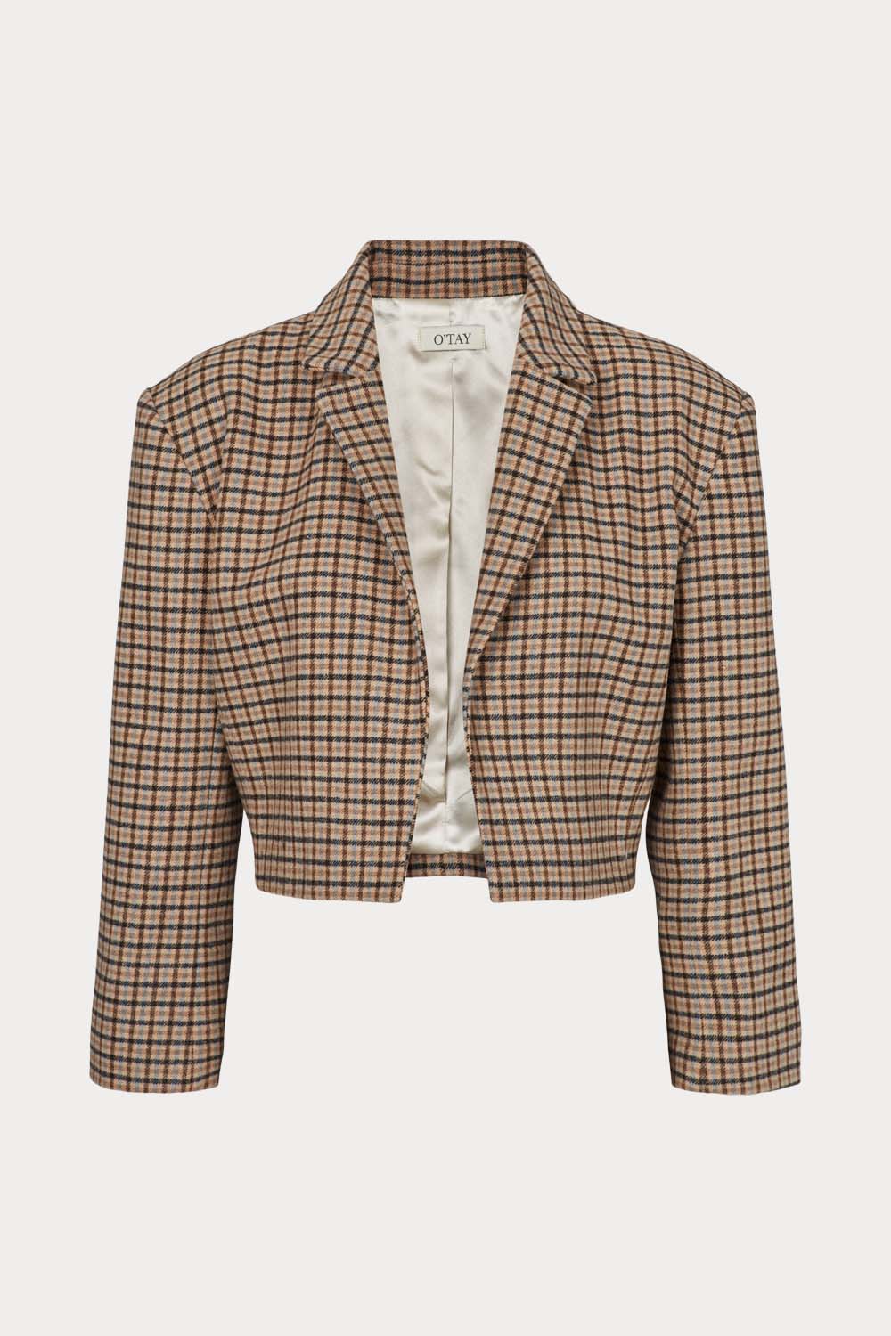 O'TAY Ciara Blazer Blazer Camel