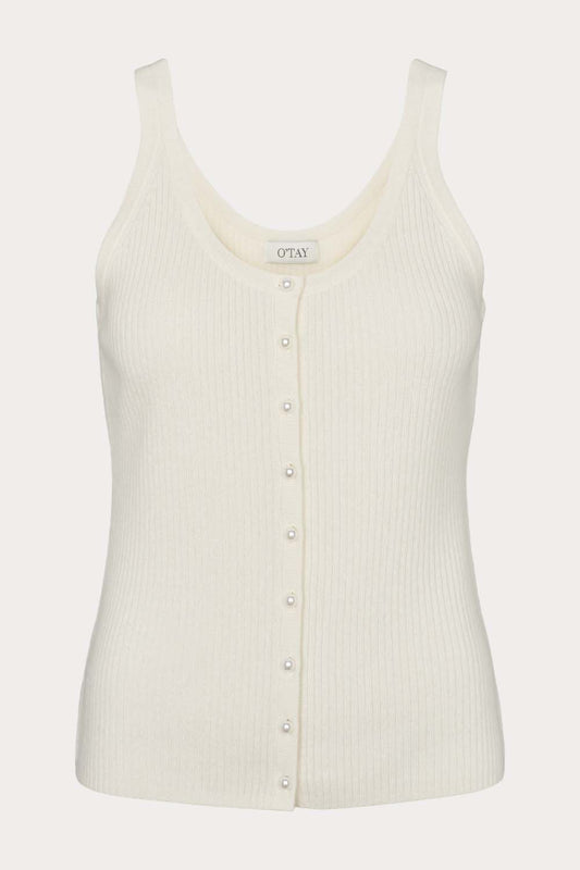 O'TAY Claire Top Toppe Off White