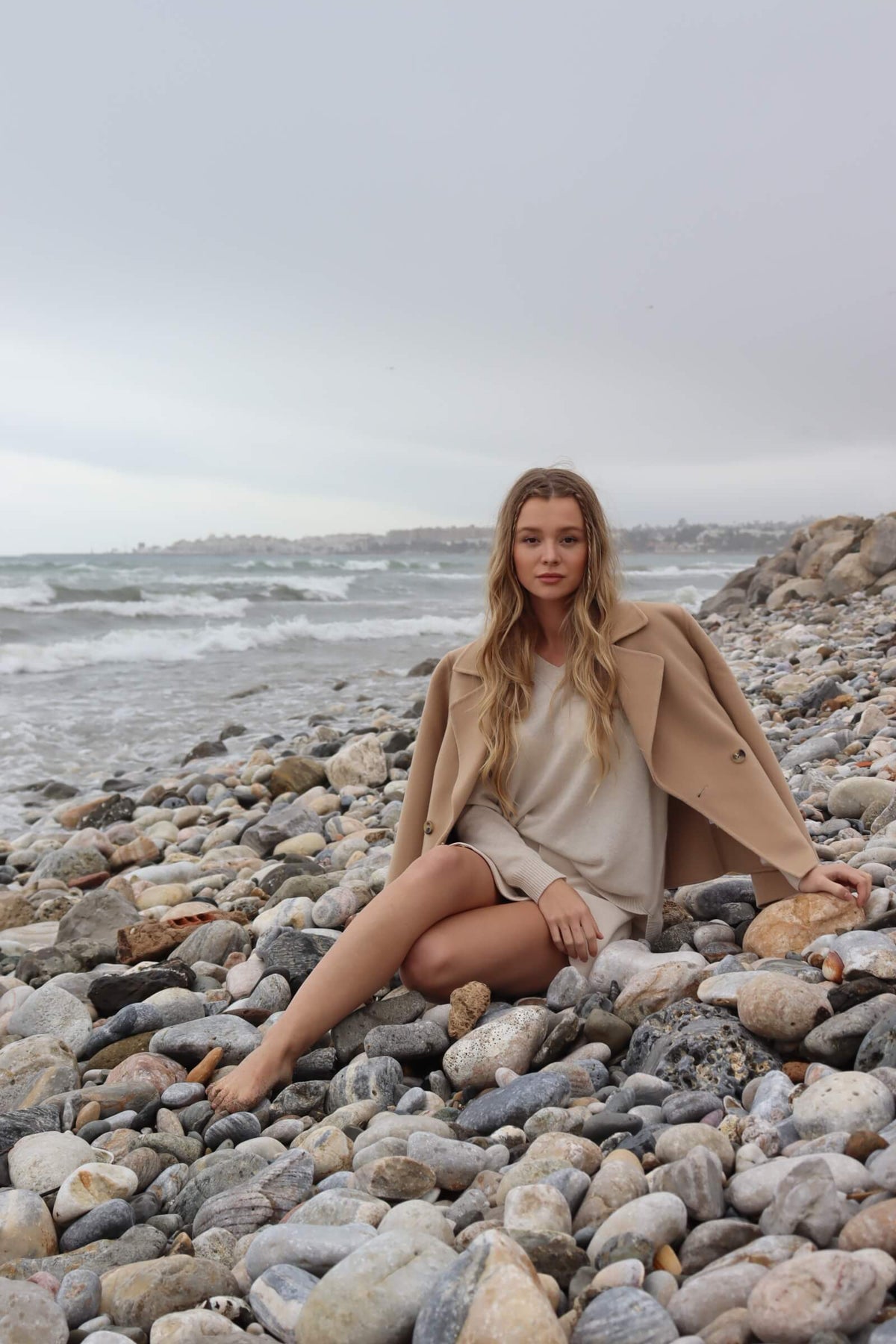 O&#39;TAY Madeleine Sweater Bluser Warm Beige