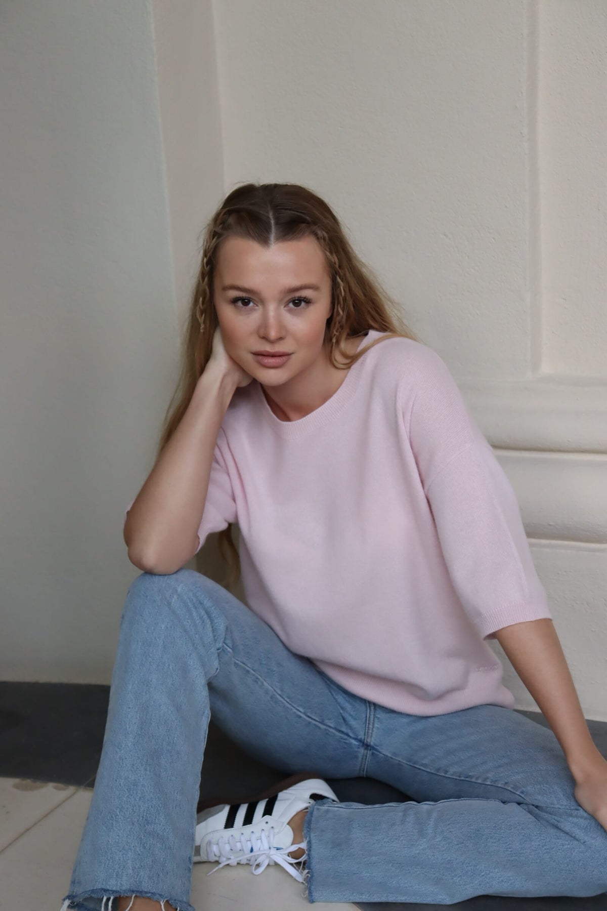O&#39;TAY Matilda Sweater Bluser Light Rose