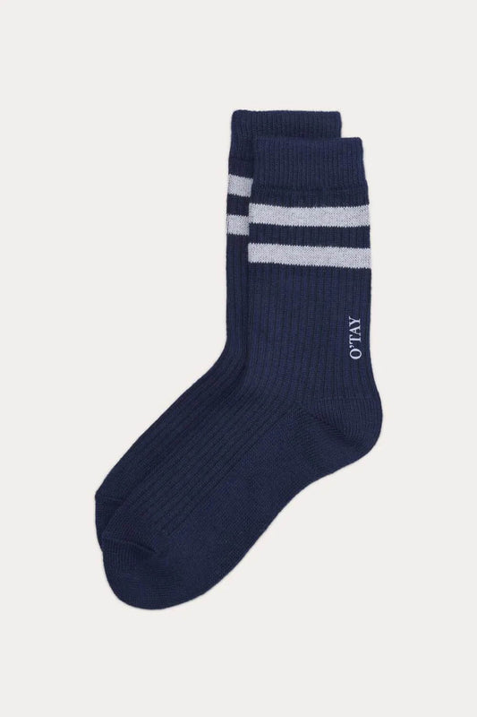 O'TAY Tennis Socks Blend Accessories Navy/Off White